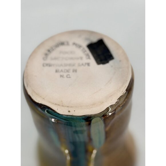 Greenhill Pottery Handmade‎ Multicolor Pottery Mug 12 Oz Made in North Carolina - Picture 5 of 7